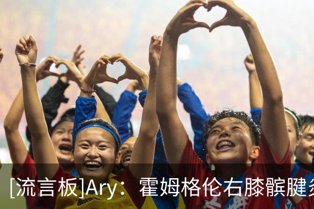 [流言板]Ary：霍姆格伦右膝髌腱炎恢复慢于预期，预计将缺席更长时间